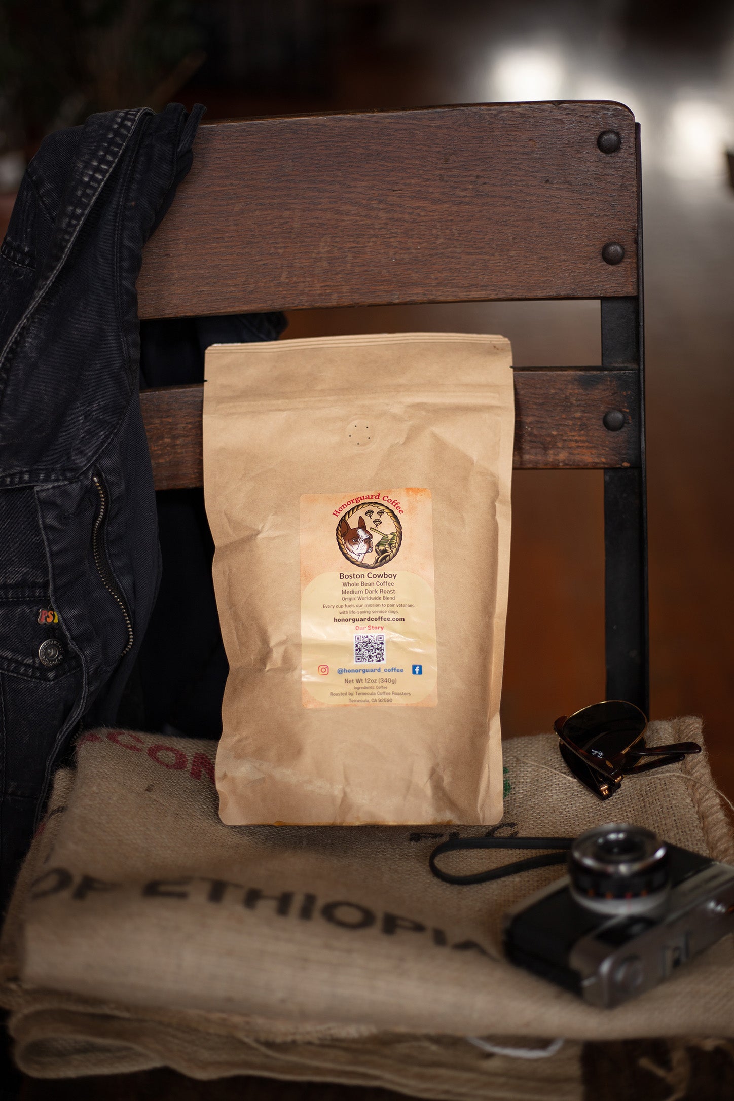 Stubbys boston terrier specialty coffee fresh roasted for veterans service dogs